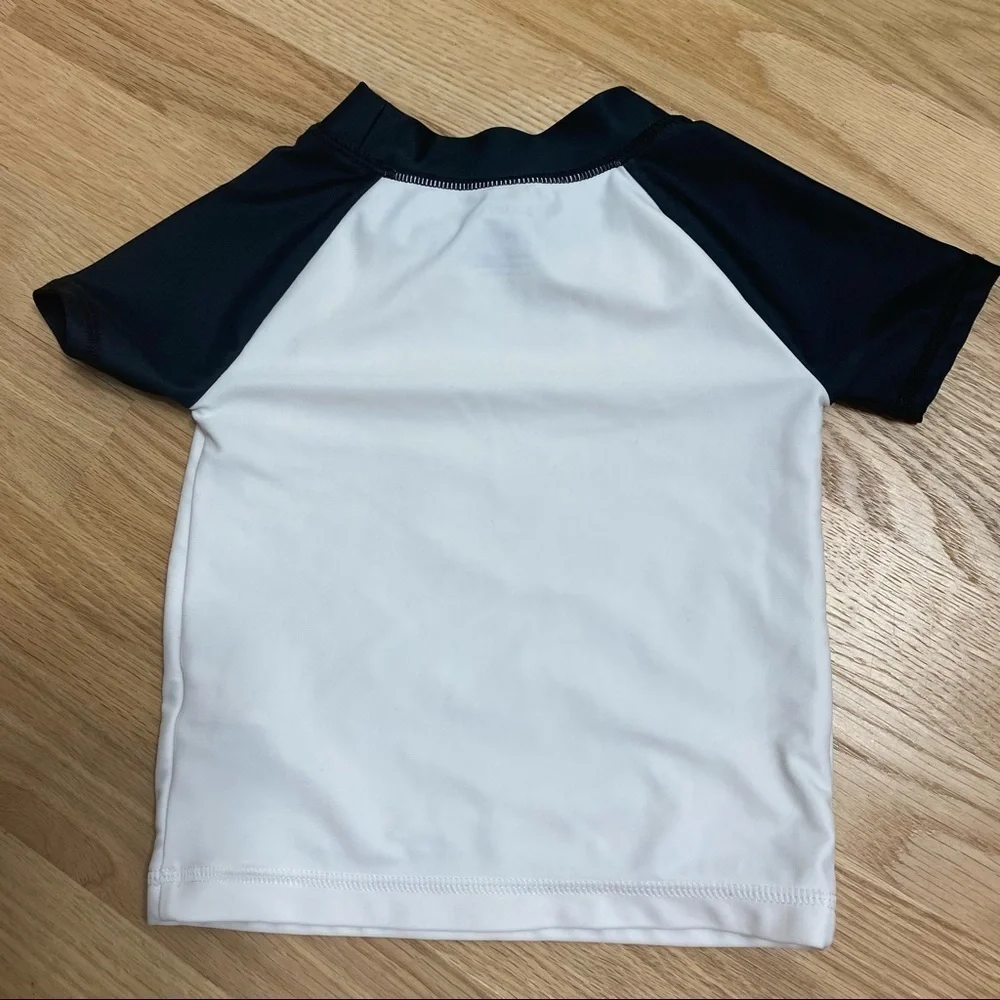 Too Cute to Be True Carter’s Rash Guard Swim Top Sun Shirt 3T Black Gold